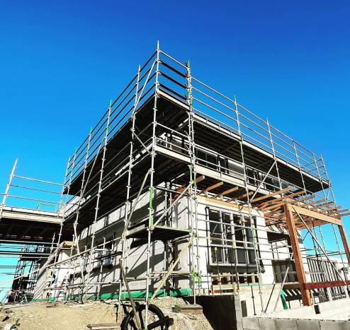 Scaffolding House